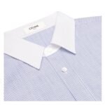 CELINE OVERSIZED SHIRT IN STRIPED CHAMBRAY COTTON