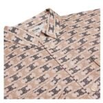 CELINE CROPPED SHIRT IN SILK GEORGETTE