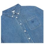CELINE CROPPED SHIRT IN UNION OCEAN WASH DENIM
