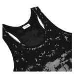 CELINE EMBROIDERED TANK TOP IN SILK AND COTTON