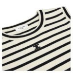 CELINE TRIOMPHE SLEEEVESS MARINIÈRE SWEATER IN WOOL