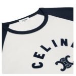 CELINE TRIOMPHE T SHIRT IN COTTON JERSEY