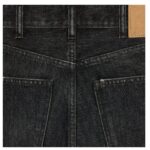 CELINE KITTY JEANS IN BLACK ICE RINSE WASH DENIM