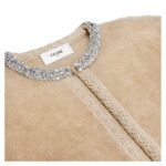 CELINE EMBROIDERED CARDIGAN IN BRUSHED MOHAIR
