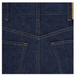 CELINE KITTY JEANS IN RAW WASH DENIM