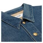 CELINE PARIS JACKET IN DARK UNION WASH DENIM