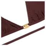 CELINE TRIOMPHE TRIANGLE TOP IN MATTE JERSEY PRUNE