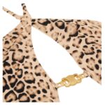 CELINE SWIMSUIT IN LEOPARD PRINT MATTE JERSEY