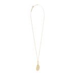 MEDAILLE CELINE SMALL NECKLACE IN YELLOW GOLD AND DIAMONDS