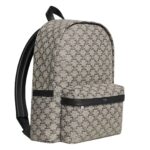 CELINE MEDIUM BACKPACK IN TRIOMPHE CANVAS AND CALFSKIN BEIGE