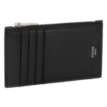 CELINE ZIPPED COMPACT CARD HOLDER IN GRAINED CALFSKIN
