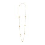 CELINE HEIRLOOMS MÉDAILLE SAUTOIR IN BRASS WITH GOLD FINISH