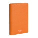 CELINE VERTICAL CARD HOLDER IN GRAINED CALFSKIN