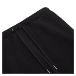 CELINE SHORTS IN COTTON FLEECE BLACK-WHITE