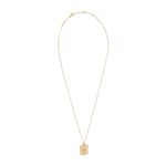 CELINE TRIOMPHE NIGHTFALL NECKLACE IN STRASS AND BRASS WITH GOLD FINISH