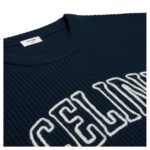 CELINE OVERSIZED SWEATER IN RIBBED WOOL