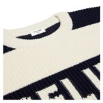 CELINE OVERSIZED SWEATER IN STRIPED COTTON
