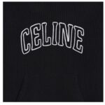CELINE HOODED SWEATER IN RIBBED WOOL