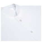 CELINE LOOSE SHIRT WITH INVERTED COLLAR IN COTTON POPLIN