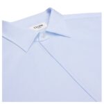 CELINE LOOSE SHIRT IN COTTON POPLIN CIEL