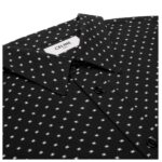 CELINE LOOSE SHIRT IN PRINTED VISCOSE NOIR