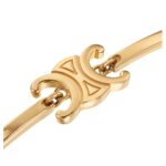CELINE TRIOMPHE ARTICULATED BRACELET IN BRASS WITH GOLD FINISH
