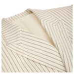 CELINE CAMDEN JACKET IN STRIPED WOOL GABARDINE