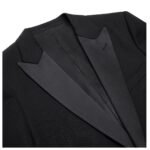 CELINE CLASSIC TUX JACKET IN GRAIN DE POUDRE