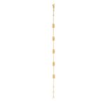 CELINE MINI TRIOMPHE BRACELET IN BRASS WITH GOLD FINISH