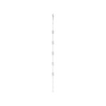 CELINE MINI TRIOMPHE BRACELET IN BRASS WITH RHODIUM FINISH