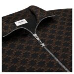 CELINE TRACKSUIT JACKET IN MONOGRAM JERSEY
