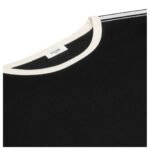 CELINE REGULAR T SHIRT IN COTTON JERSEY BLACK-CREAM