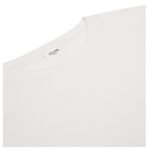 CELINE TRIOMPHE LOOSE T SHIRT IN COTTON JERSEY OFF WHITE-BLACK