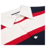 CELINE BLASON RUGBY POLO SHIRT IN STRIPED JERSEY