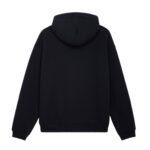 CELINE LOOSE HOODIE IN COTTON FLEECE BLACK