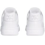 CELINE TRAINER CT 09 LOW LACE UP SNEAKER IN CALFSKIN AND MESH