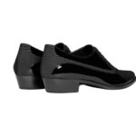 CELINE JUDE OXFORD IN PATENT CALFSKIN AND GROS GRAIN BLACK