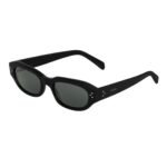 CELINE BLACK FRAME 58 SUNGLASSES IN ACETATE BLACK