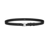 CELINE MEDIUM TRIOMPHE BELT IN TAURILLON WITH TRIOMPHE EMBOSSED