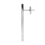 CELINE SENTIMENTAL STRAIGHT EARRING IN WHITE GOLD AND DIAMOND