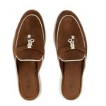 LORO PIANA CHARMS WALK BABOUCHE LOAFER ROCKY ROAD