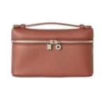 LORO PIANA EXTRA POCKET MINI POUCH BLACK