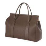 LORO PIANA LOOM BAG L32 DARK CHOCOLATE LIQUORICE