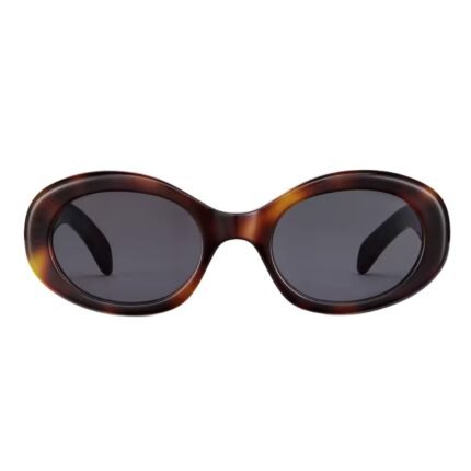 CELINE TRIOMPHE 01 SUNGLASSES IN ACETATE BLONDE HAVANA