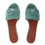 LORO PIANA SUMMER CHARMS SANDAL SAP GREEN