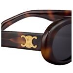 CELINE TRIOMPHE 01 SUNGLASSES IN ACETATE BLONDE HAVANA