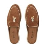 LORO PIANA CHARMS WALK BABOUCHE LOAFER MOLE