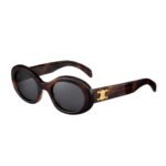 CELINE TRIOMPHE 01 SUNGLASSES IN ACETATE BLONDE HAVANA