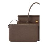 LORO PIANA LOOM BAG L32 DARK CHOCOLATE LIQUORICE
