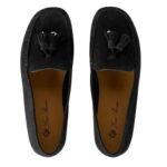 LORO PIANA DOT SOLE WALK LOAFER CAVIAR